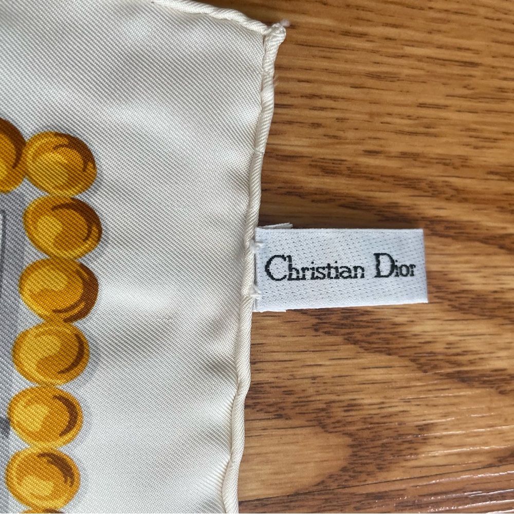 Christian Dior Silk Scarf ✨ - Picture 6 of 10